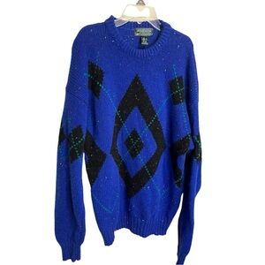 Vintage Agenda Shetland Wool Speckled Sweater